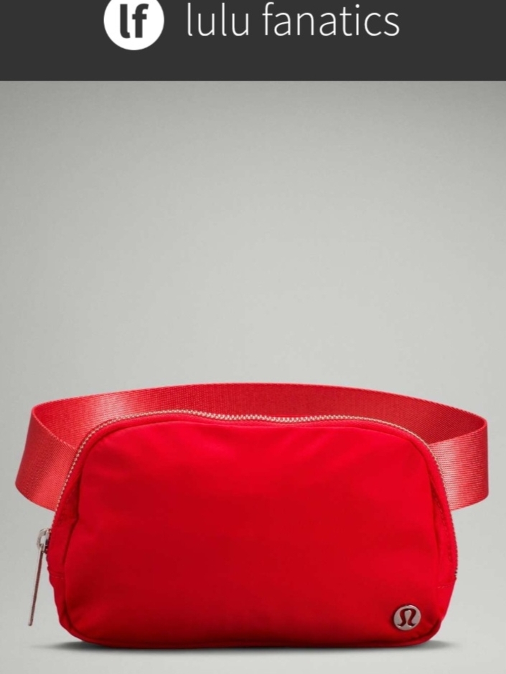 lululemon athletica Bright Red Belt Bag